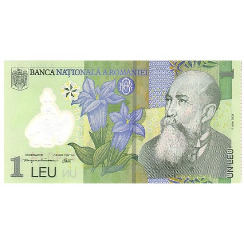 2005 - Rumania PIC 117d billete de 1 Leu S/C