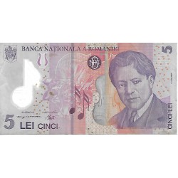 2005 - Romania 5 Lei banknote PIC 118b XF