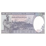 1982 - Rwanda PIC 18   100 Francs banknote