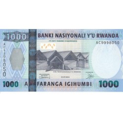 2004 - Ruanda pic 31 billete de 1000 Francos