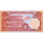 1985 - Western Samoa P26 5 Tala banknote