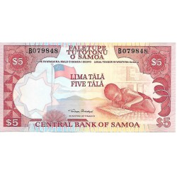 2002 - Western Samoa 5 Tala banknote PIC 33a UNC