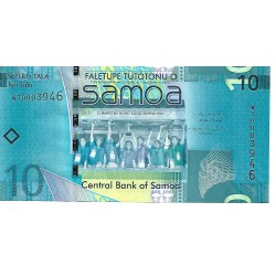 2008 - Samoa P39 billete de 10 Tala