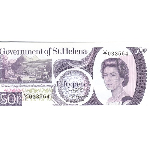 1979 - St. Helena   Pic 5         50 Pence banknote