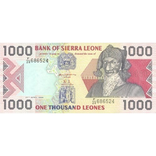 1993 - Sierra Leone Pic  20a   1000 Leones banknote