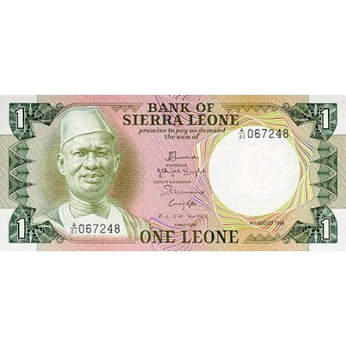 1984 - Sierra Leone Pic  5e   1 Leone banknote