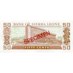 1979 - Sierra Leone Pic  4s   50 Cetns. banknote  Specimen