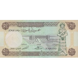1991 - Siria    Pic  103e       billete de 50 Libras