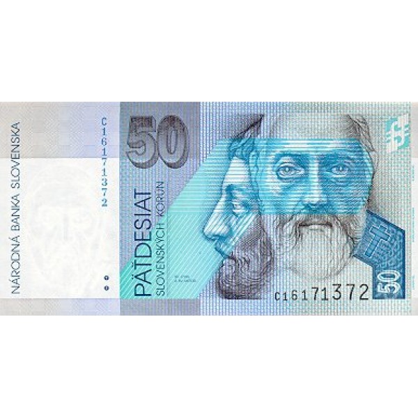 1993 -  Slovakia Pic 21a           50 Korun banknote