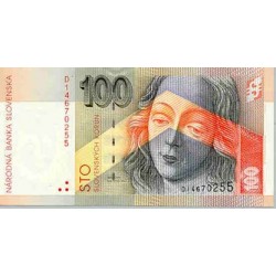 1993 - Eslovaquia Pic 22        billete de 100 Korun
