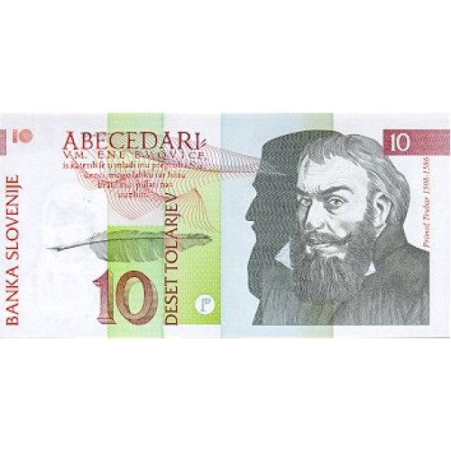 1992 - Slovenia 10 Tolarjev banknote PIC 11 UNC