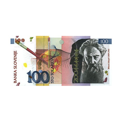 1992 - Eslovenia  Pic  28          billete de  100 Tolarjev