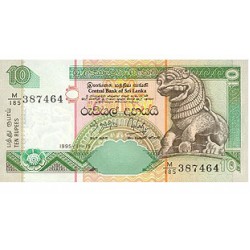 2004 - Sri Lanka PIC 108c billete de 10 Rupias S/C