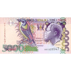 1996 - St. Thomas & Prince  Pic  65        5.000 Dobras banknote