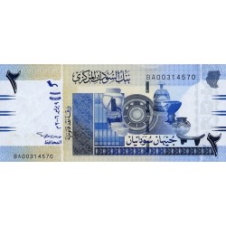 2006 - Sudan pic 65 billete de 2 Libras