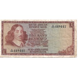 1966 - South Africa 1 Rand banknote PIC 109a F