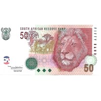 1992 - South Africa 50 Rand banknote PIC 125b UNC- 1992 - South Africa 50 Rand banknote PIC 125b UNC-