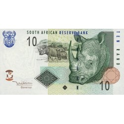 2005 - Sur Africa pic 128a billete de 10 Rand