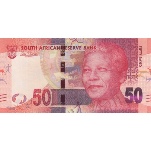2012 - Sur Africa pic 135 billete de 50 Rand