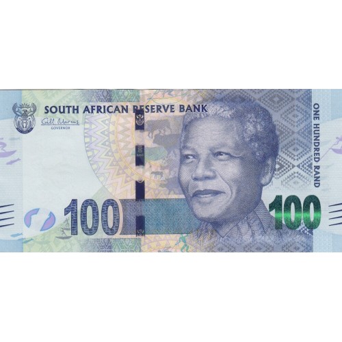 2012 - Sur Africa pic 136 billete de 100 Rand