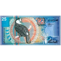 2000 - Surinam P148 billete de 25 Gulden