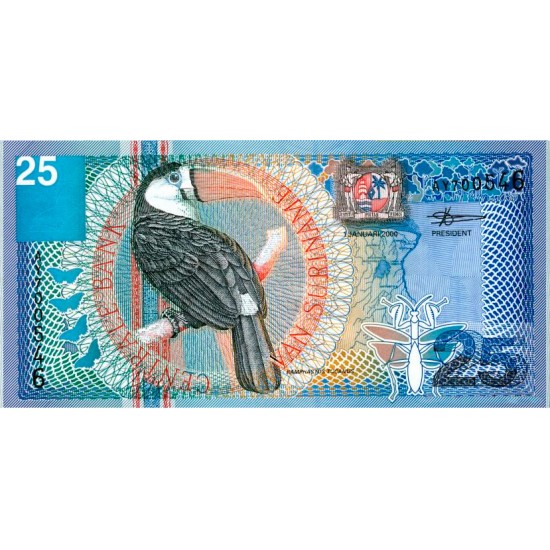 Serie 04 - Suriname 4 Banknotes Serie 04 - Suriname 4 Banknotes