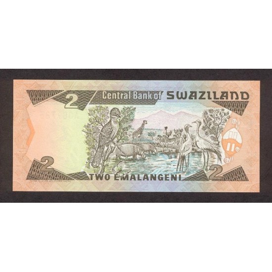 1987 - Swaziland Pic 13 10 Lilangeli banknote 1987 - Swaziland Pic 13 10 Lilangeli banknote
