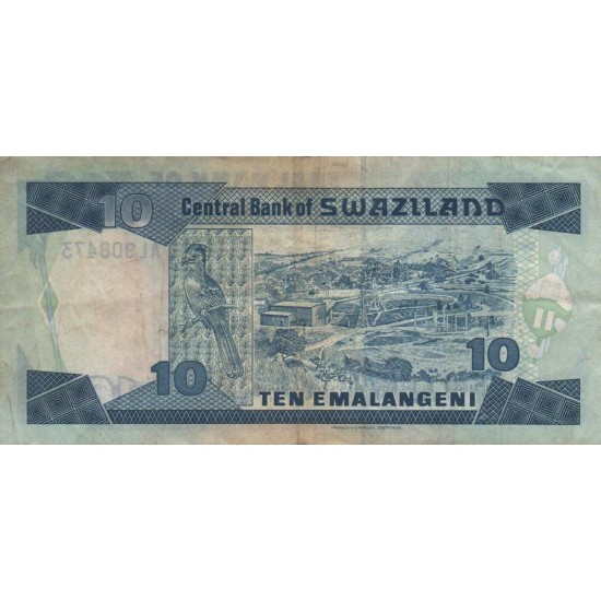 1987 - Swaziland Pic 14 5 Lilangeli banknote 1987 - Swaziland Pic 14 5 Lilangeli banknote