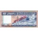 1974 - Swaziland Pic 4s 10 Emalangeni banknote specimen 1974 - Swaziland Pic 4s 10 Emalangeni banknote specimen