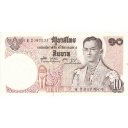 1969 - Tailandia   Pic  83     billete de 10 Bath