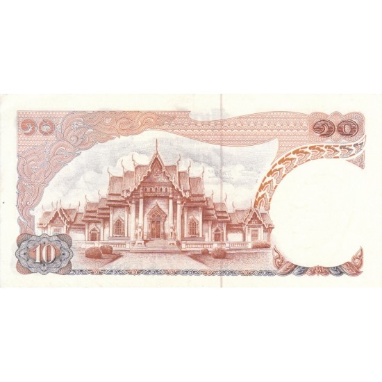 1969 - Thailand Pic 83 10 Bath banknote 1969 - Thailand Pic 83 10 Bath banknote