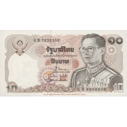 1995 - Tailandia   Pic  98     billete de 10 Bath