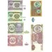 LOTE Tajikistán PIC 4 al PIC 9 billetes de 20 Rublos a 1000 Rublos S/C