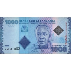 2010 - Tanzania  Pic 41    1000 Shilings  banknote