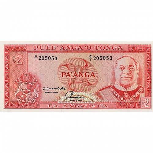 1992/95 - Tonga  P26 billete de 2 Pa´anga