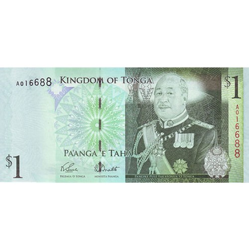 2008 - Tonga PIC 37 billete de 1 Pa´anga S/C