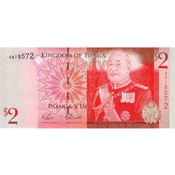 2008 - Tonga P38 2 Pa´anga banknote