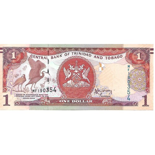 2006 - Trinidad y Tobago PIC 46A billete de 1 Dolar S/C