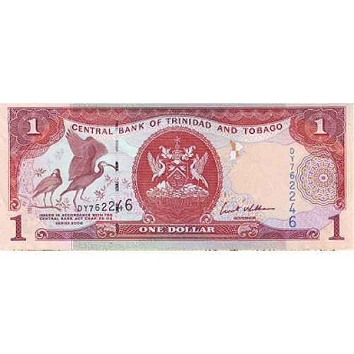 2006 - Trinidad y Tobago PIC 46 billete de 1 Dolar S/C
