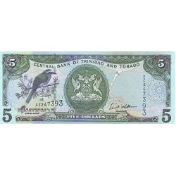 2006 - Trinidad y Tobago 5 Dollars banknote PIC 47a UNC 2006 - Trinidad y Tobago 5 Dollars banknote PIC 47a UNC