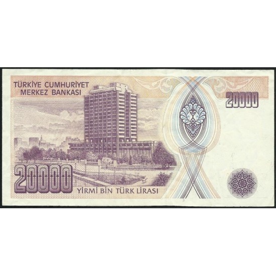 1995 - Turkey Pic 202 20.000 Liras banknote 1995 - Turkey Pic 202 20.000 Liras banknote