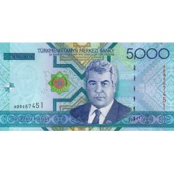 2005 - Turkmenistan PIC 20 billete de 1000 Manat S/C 2005 - Turkmenistan PIC 20 billete de 1000 Manat S/C