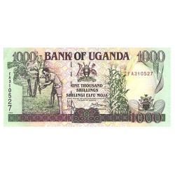 1998 - Uganda 1000 Shillins banknote PIC 36d UNC