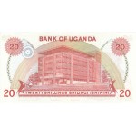 1982 - Uganda PIC 17   20 Shillins banknote