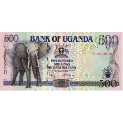 1996 - Uganda 500 Shillins banknote PIC 35a UNC