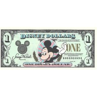 1994 - Disney United States 1 Dollar banknote