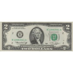 1976 K - Estados Unidos P461k billete de 2 Dólares