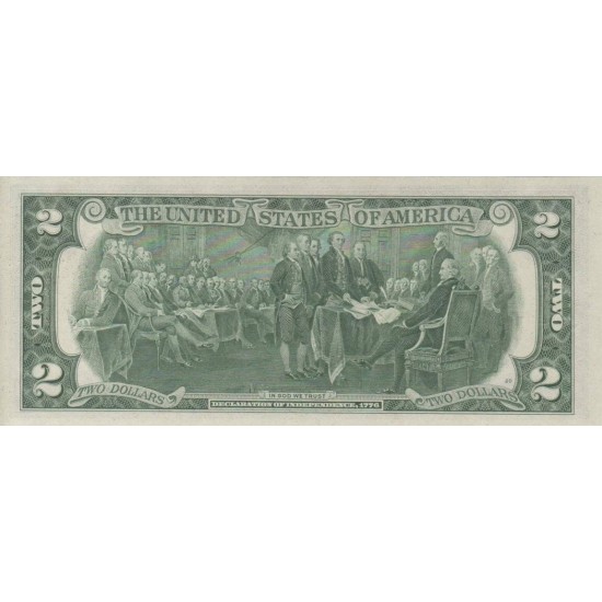 1976 K- United States P461k 2 Dollars banknote 1976 K- United States P461k 2 Dollars banknote