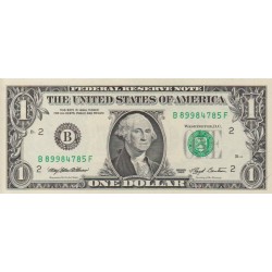 1993 - United States P490 B 1 Dollar banknote