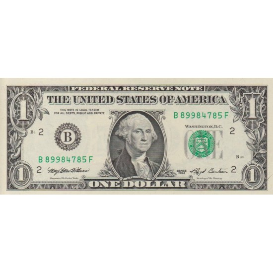 1993 - United States P490 E 1 Dollar banknote 1993 - United States P490 E 1 Dollar banknote